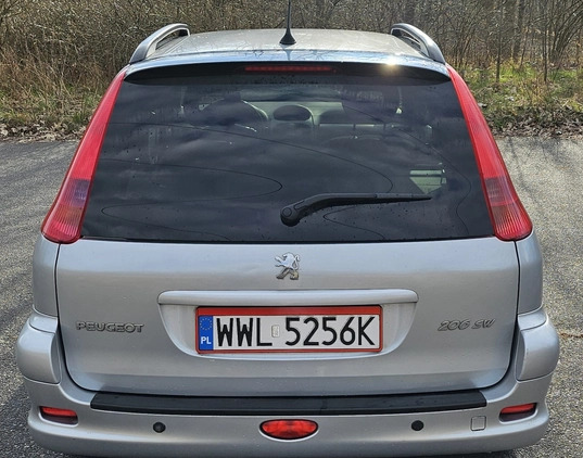 Peugeot 206 cena 6500 przebieg: 186000, rok produkcji 2003 z Łódź małe 667